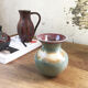 Vase bleu céramique