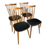 4 Baumann “Sonata” chairs, 1970