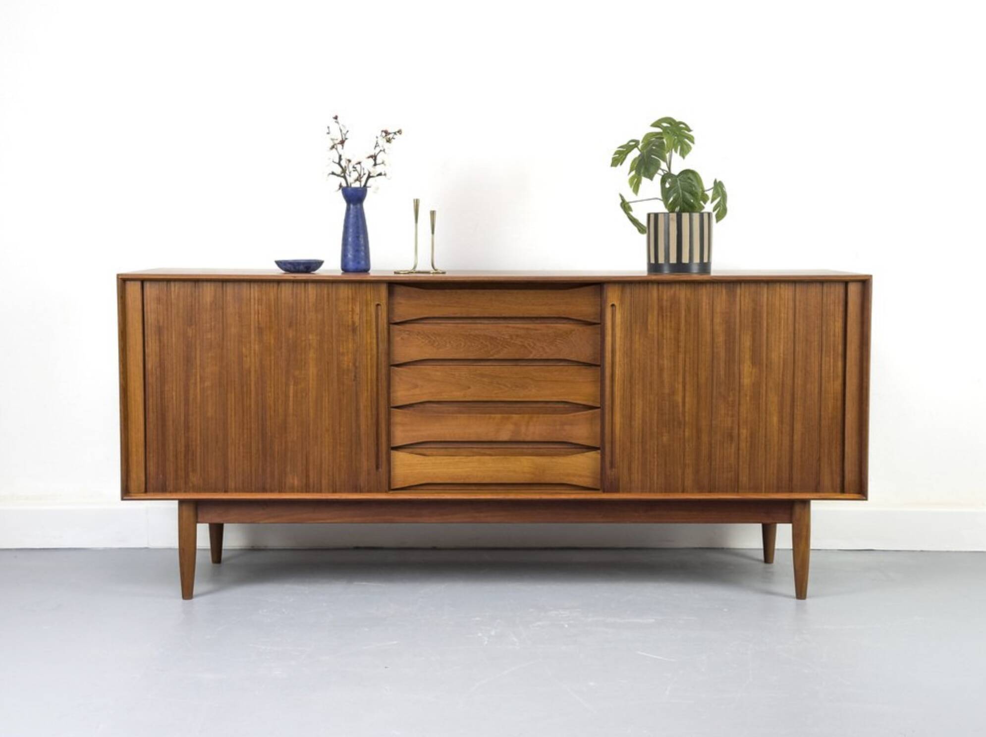 Danish Teak Sideboard by Johannes Aasbjerg, 1960s
