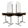 Coiffeuses vintage, tables de toilette « style Space Age »
