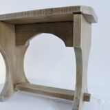 Small renovated solid wood bench