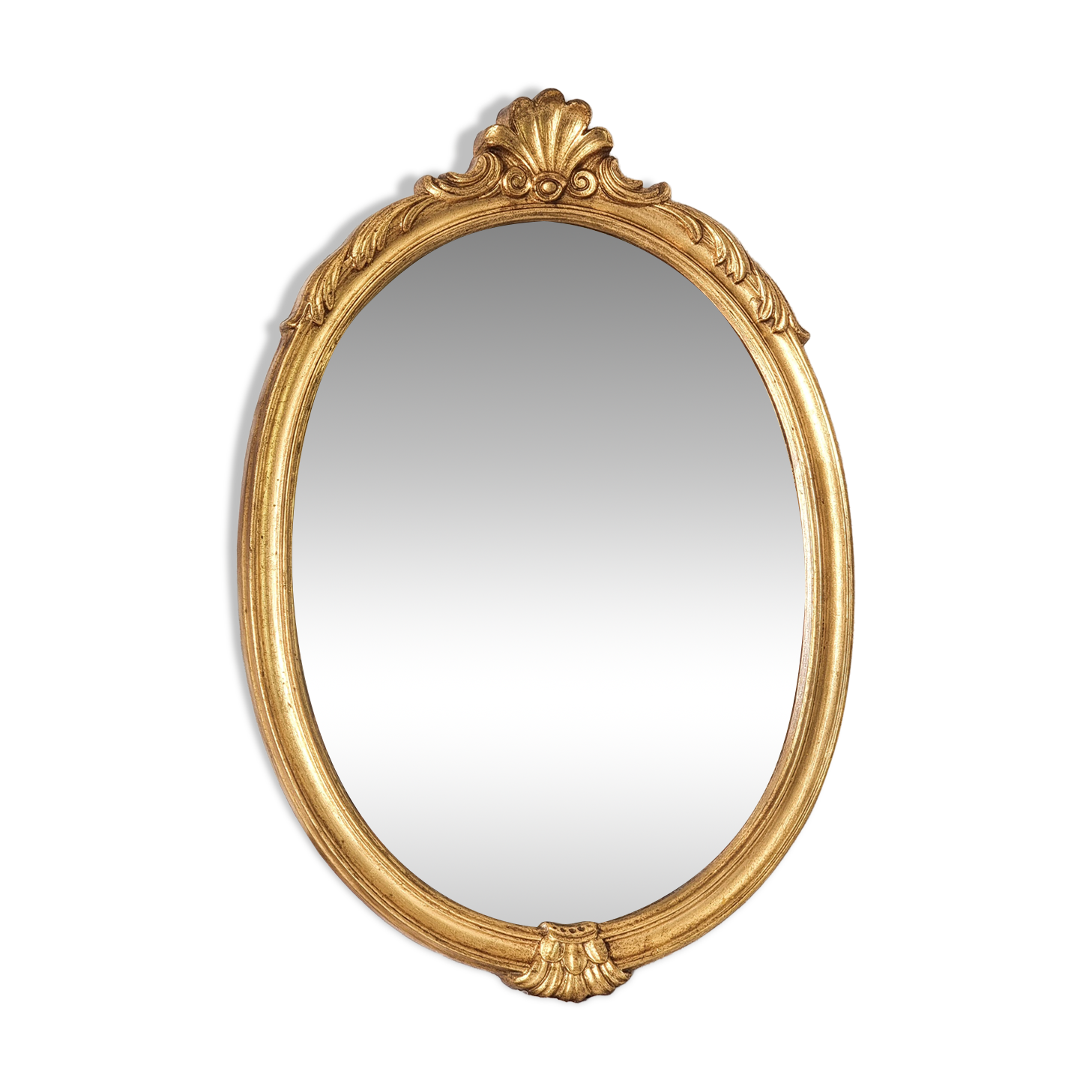Golden rococo mirror