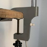 Lampe vintage 1950 d'architecte Jumo atelier usine bureau - 55 cm