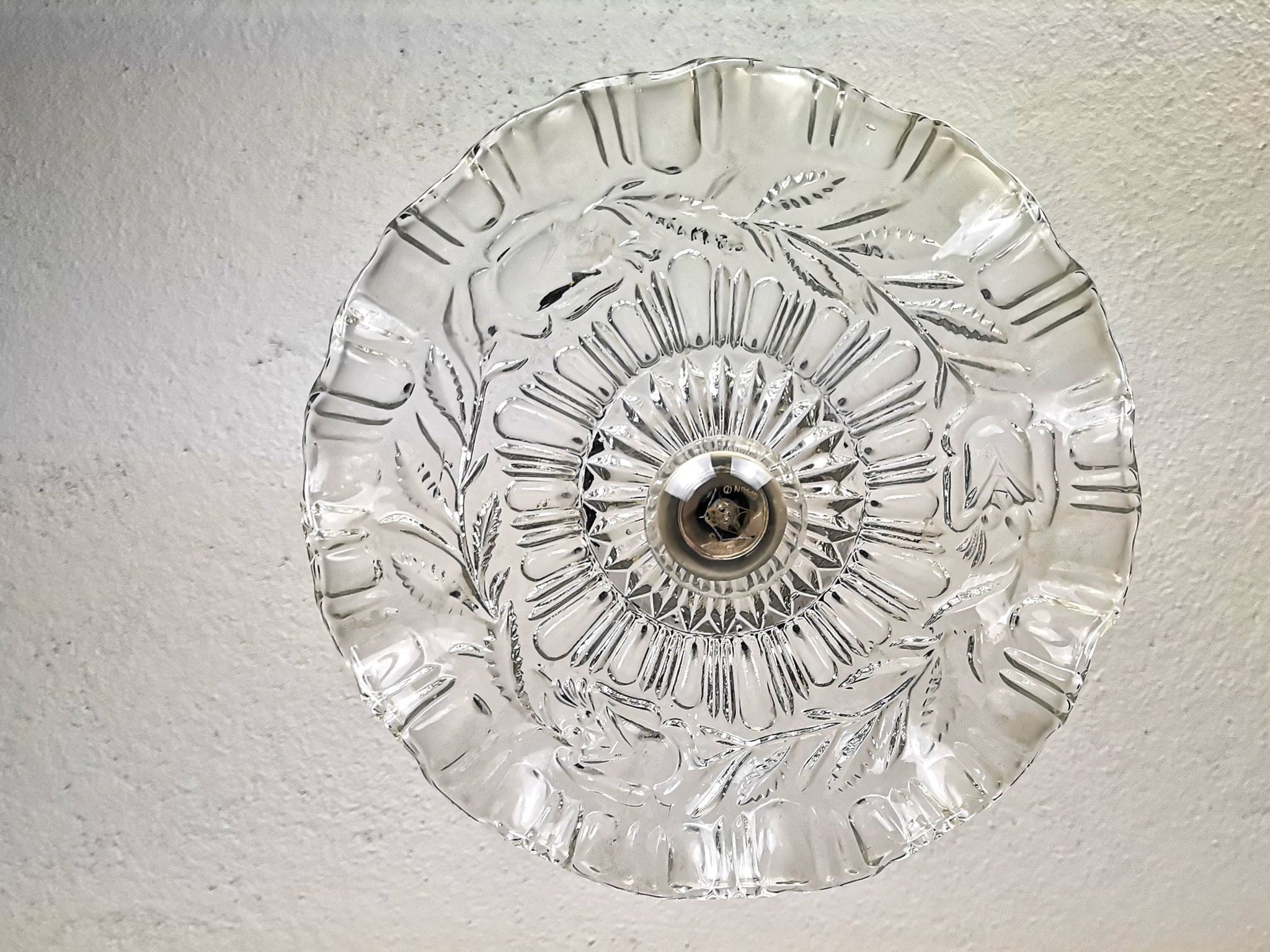 Lampe suspendue de cuisine en verre transparent Farmhouse