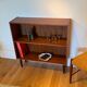 Bibliothèque scandinave basse vintage en teck « Ellen »