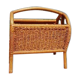 Cane magazine rack from the Philippines