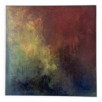 Light in the Dark by Nicole Majer - 100x100 cm