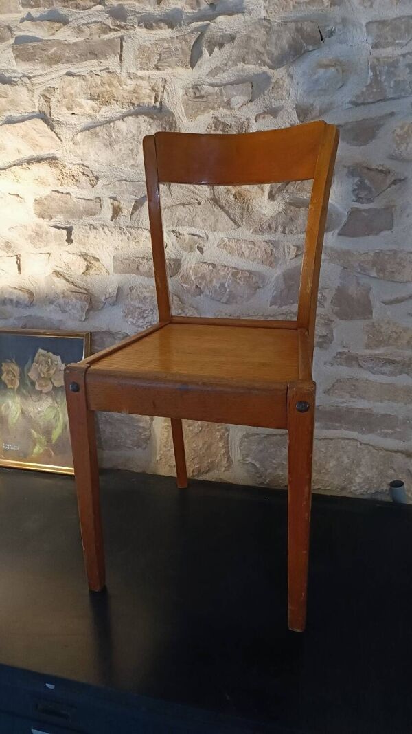 4 chaises Stella bistrot des années 50