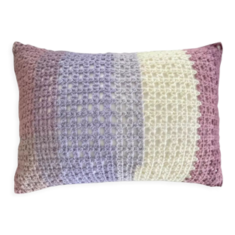 Coussin crochet vintage