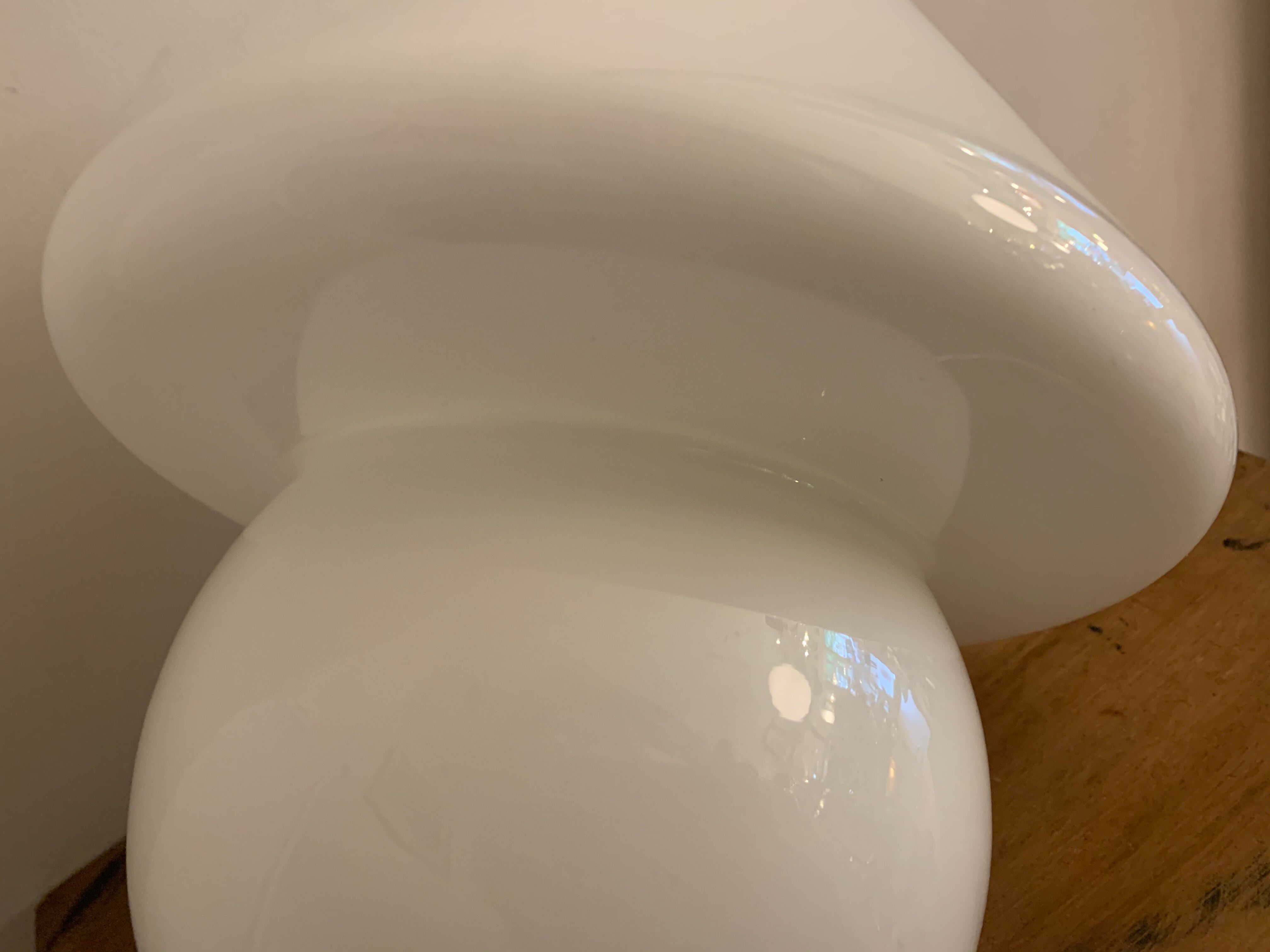 Murano glass mushroom lamp 1970