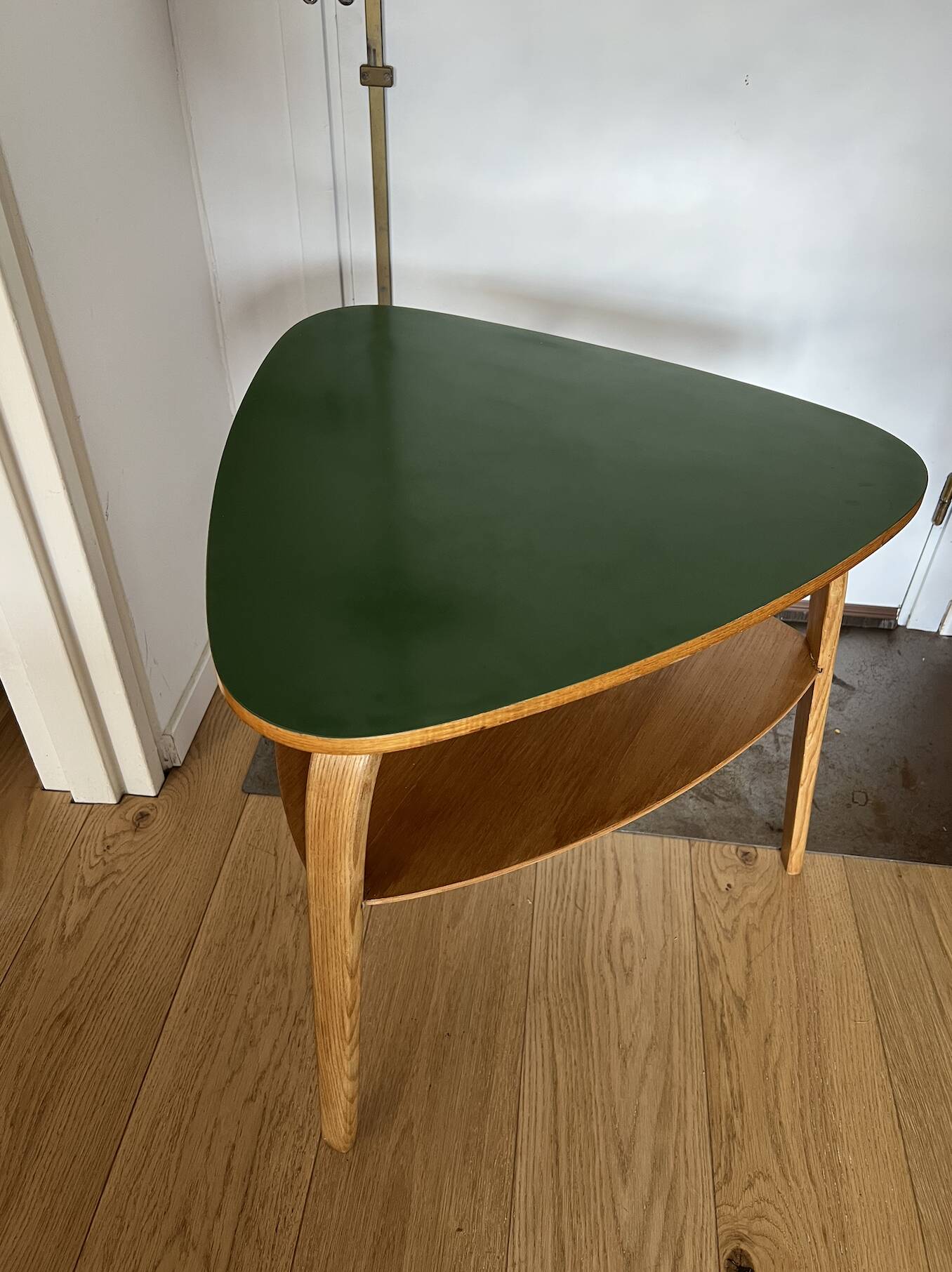 Hugues Steiner side table 1950/1960 bow-wood