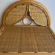 Pair of nightstands vintage rattan