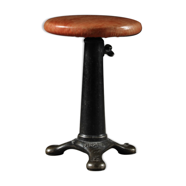 Tabouret Singer en fonte