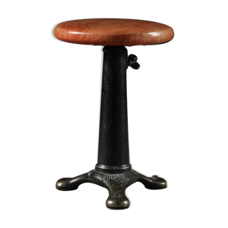 Singer stool cast iron