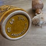 Ocher Bay ceramic vase (West Germany)