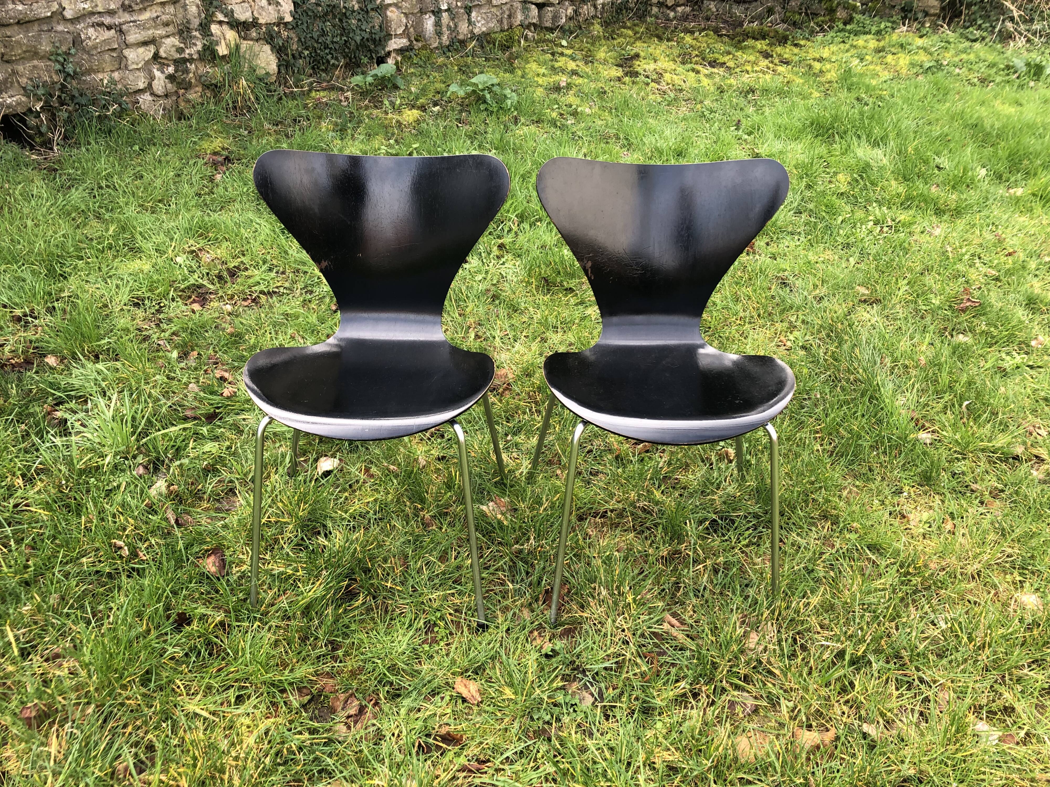 Arne jacobsen chairs / Fritz Hansen Denmark