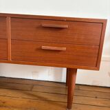 Small Scandinavian wooden chest of drawers