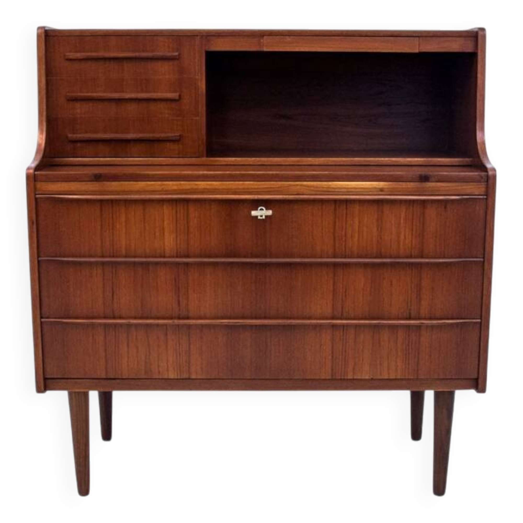 Teak writing desk, Danish design, 1960s.