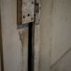 Antique painted wooden doors