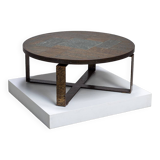 Paul Kingma Modernist Stone and Mosaic Coffee Table 1970s