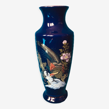 Small Japanese blue vase