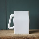 Vintage Digoin Grespots carafe, vintage pitcher, pitcher with handle, modernist, kitchen, pitcher