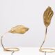 Pair Brass leaf table lamps design by Carlo Giorgi & Tommaso Barbi 1970s