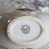 Vintage earthenware sauceboat – Moulin des Loups – Floral pattern