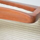 Fauteuil Pen velours côtelé crème