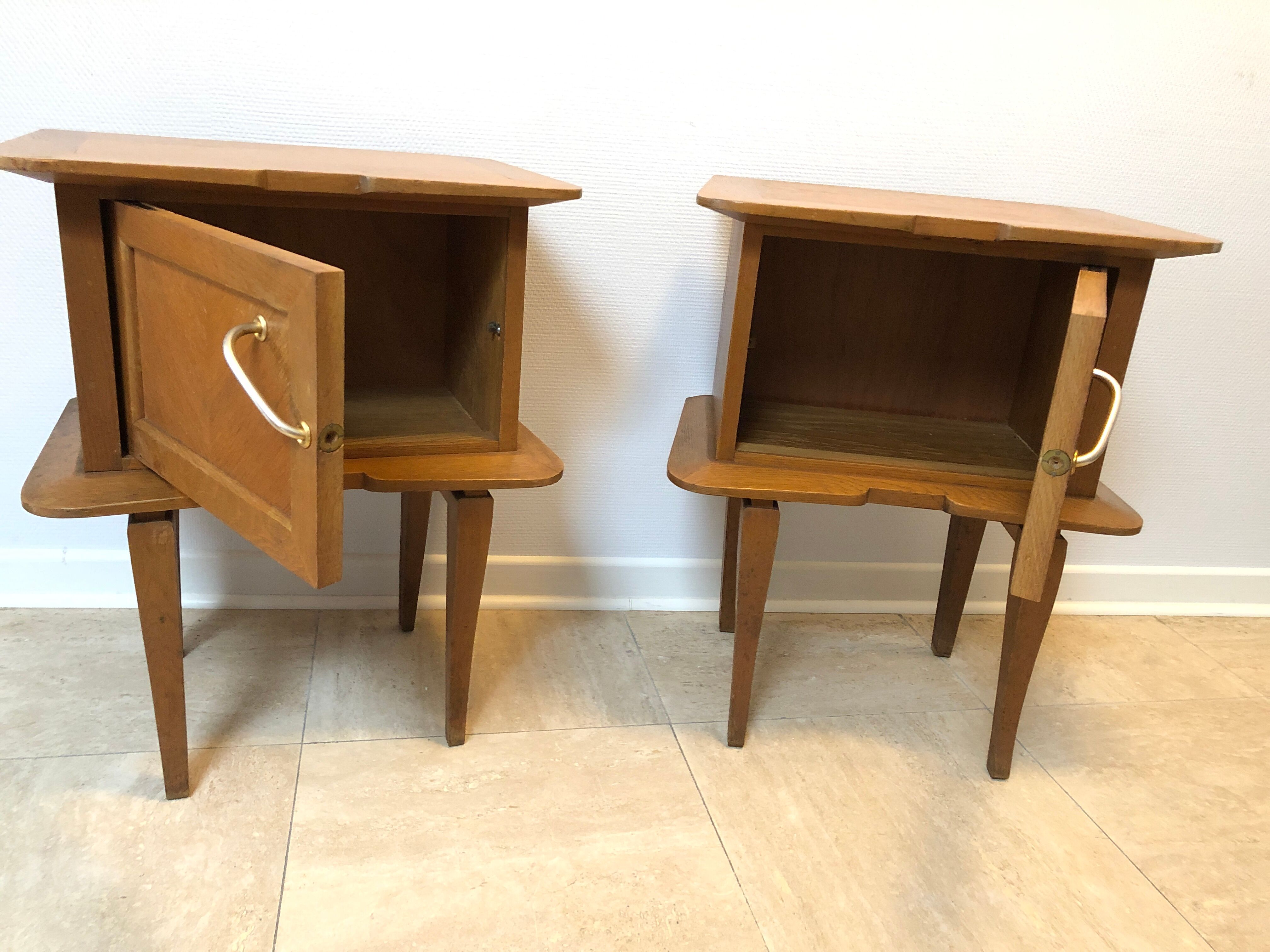 Pair of vintage bedsides, 1950