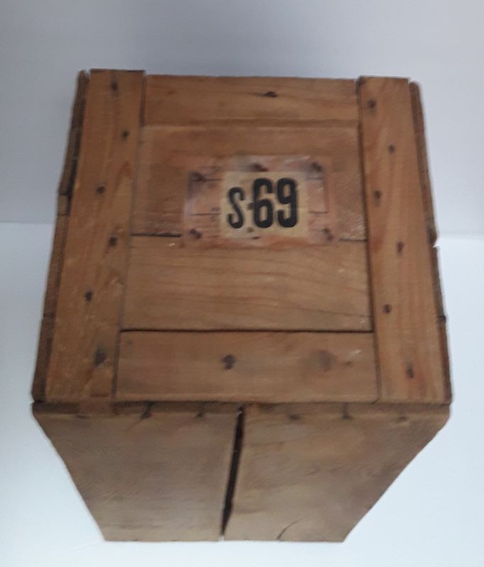 Wooden transport box