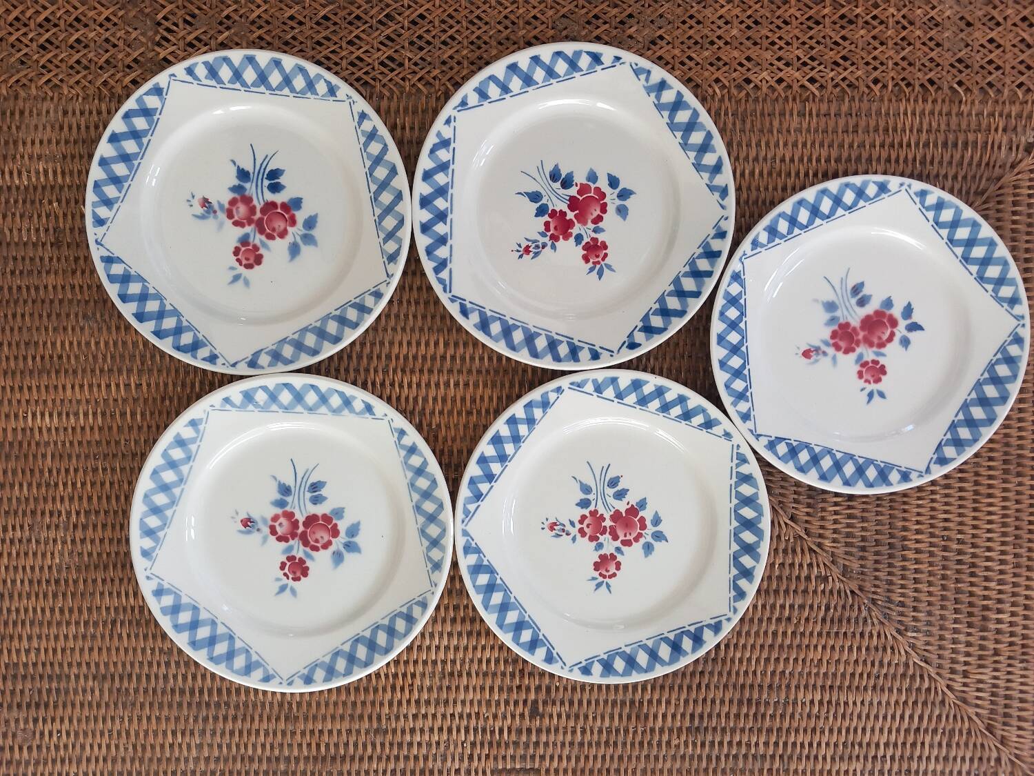 Luneville dessert plates