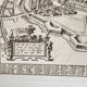 Gravure XIXème / Plan de Paris / Plan de Visscher