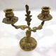 Pair of candelabra bronze rocaille