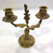Pair of candelabra bronze rocaille