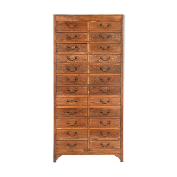 Meuble d’atelier en bois à 24 tiroirs