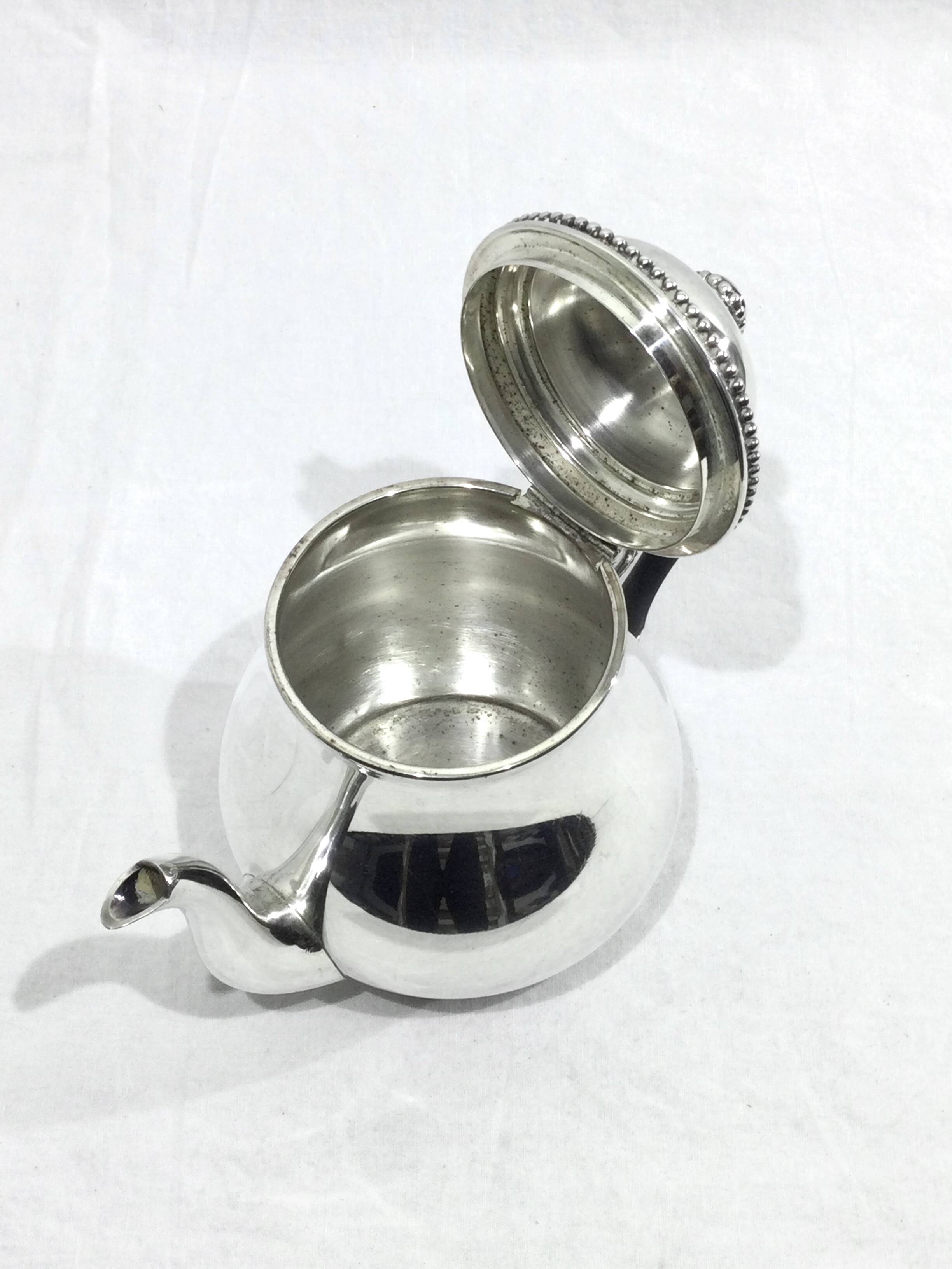 Tea Coffee Service in silver metal