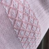 Nappe rectangle rose 140 x160 cm