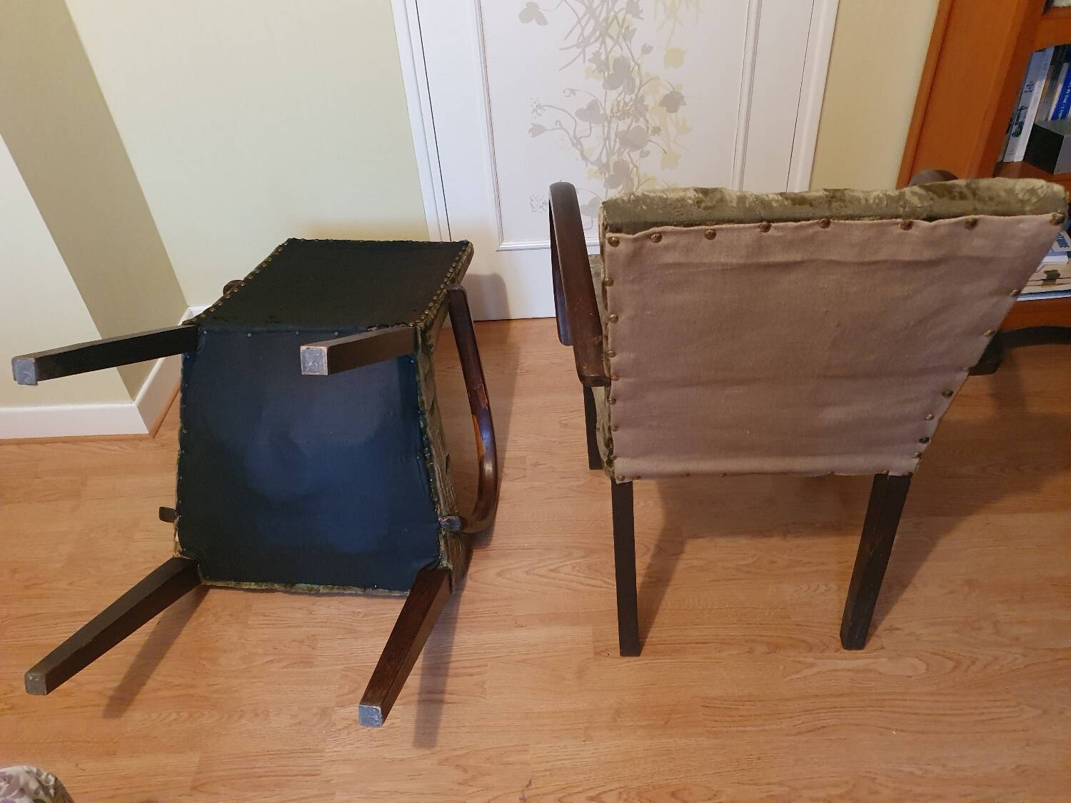 Bridge armchairs year 1946
