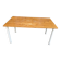 Table / Desk 150x80 cm in solid pine with detachable legs