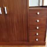 Armoire art déco acajou