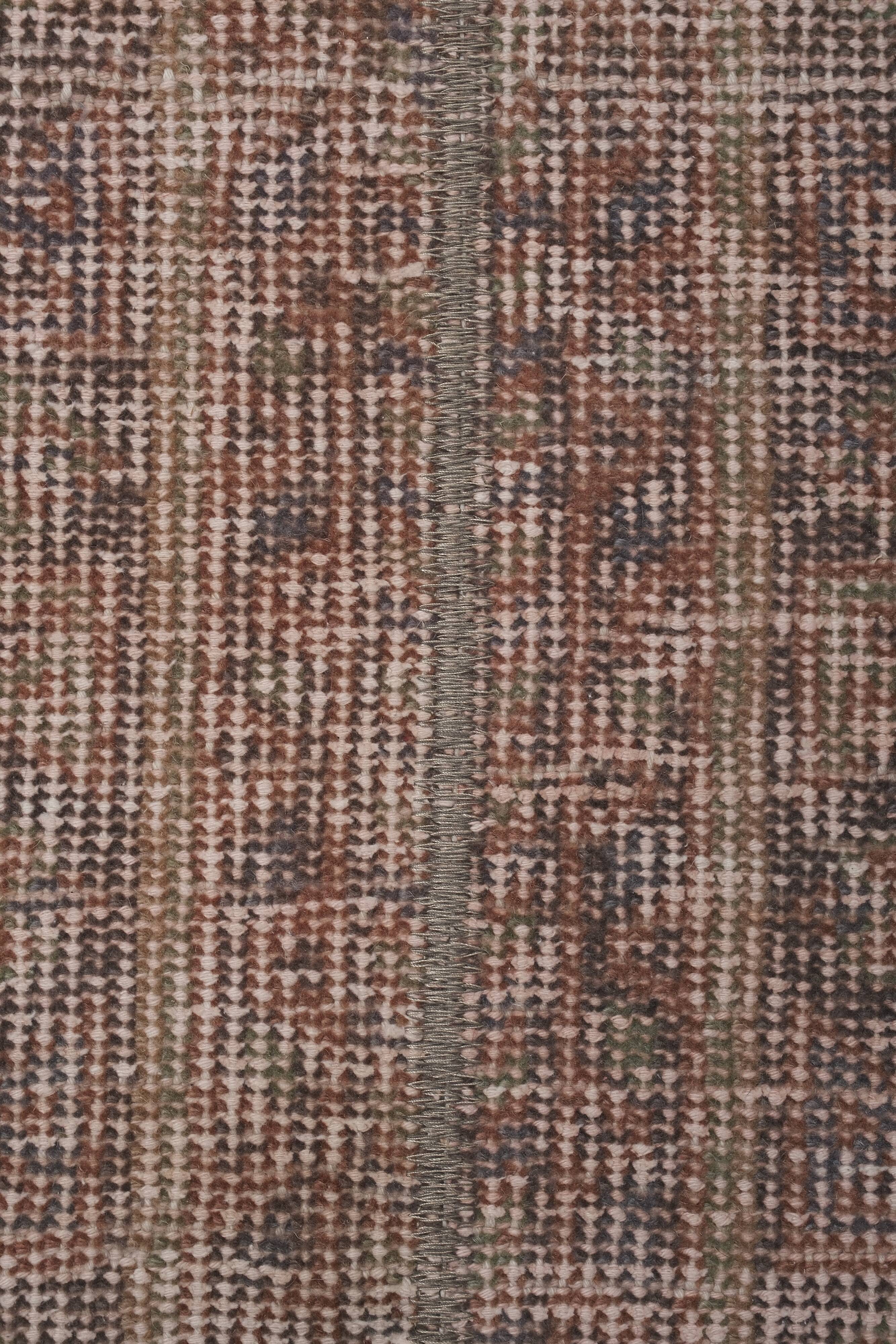 Vintage Turkish Oushak Rug Handwoven 55x373 cm