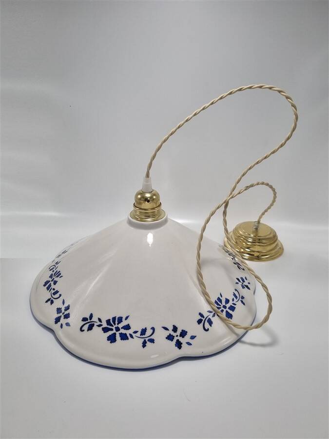 Ceramic pendant light