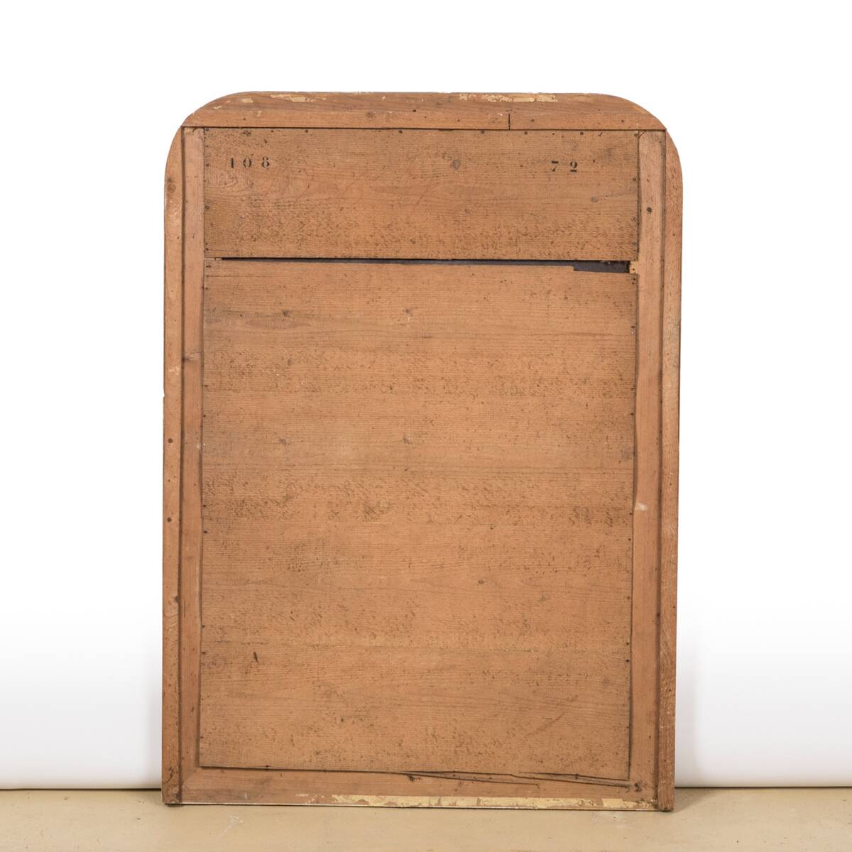 Large Antique 19th C Louis Philippe Gold Rouge Mirror