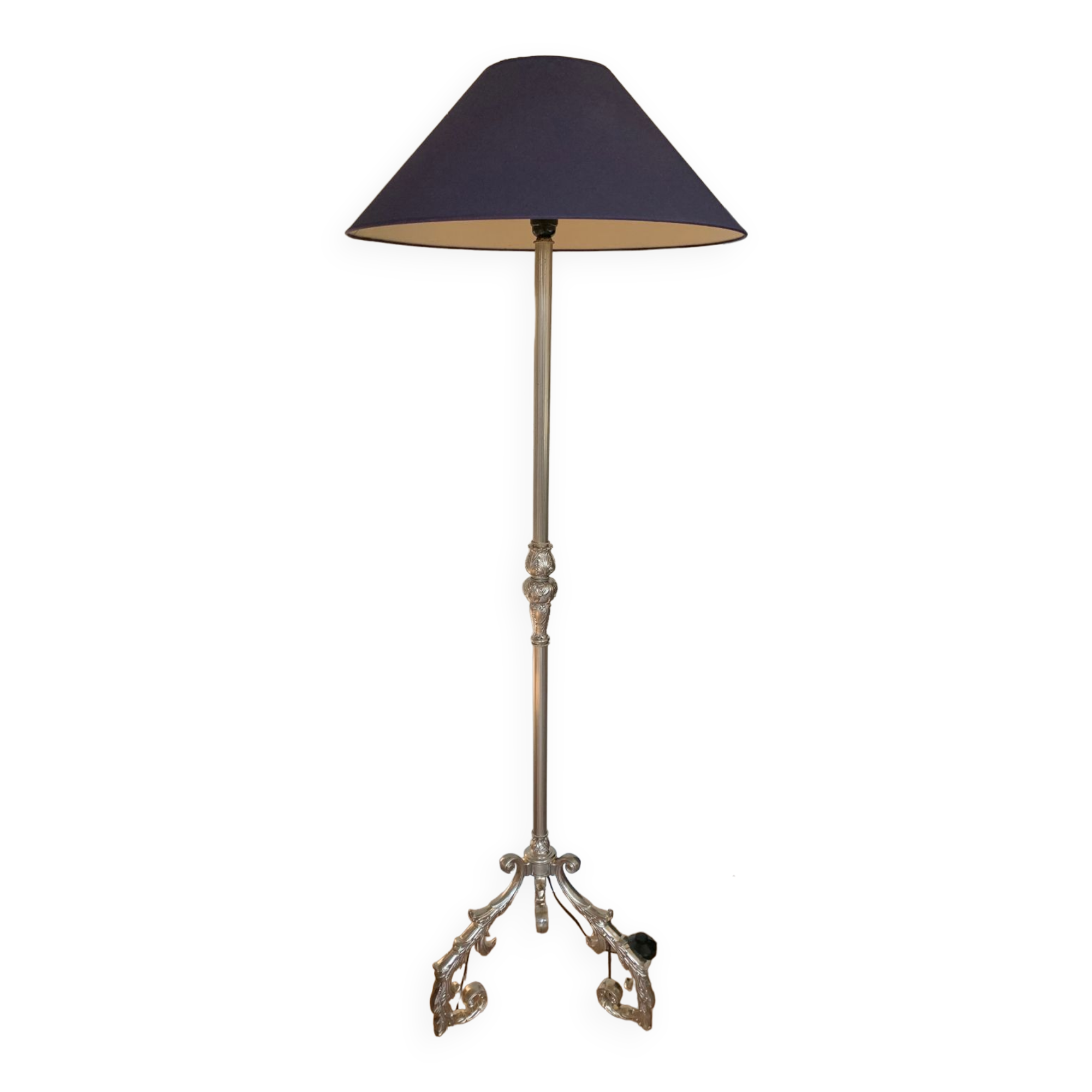 Brass floor lamp