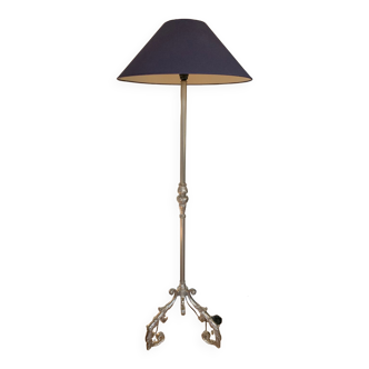 Brass floor lamp