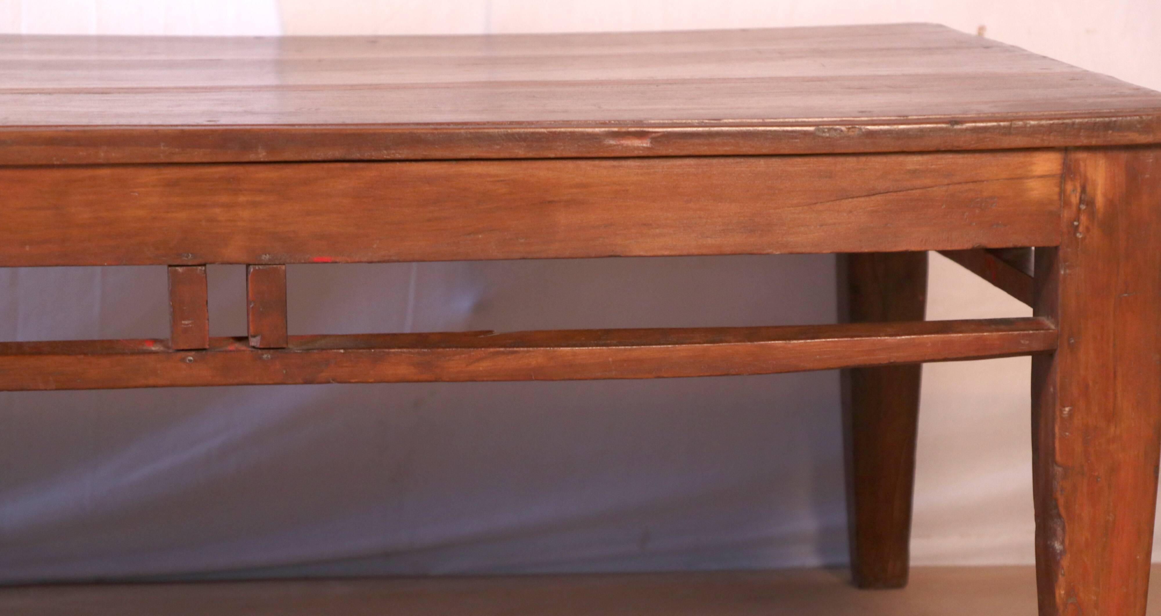 Antique Burmese teak coffee table