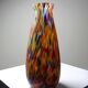 Vase ancien en verre jaspé polychrome type Clichy-Legras, Art déco