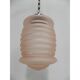 Suspension with frosted glass Deco rose