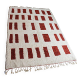 Tapis artisanal en laine du Maroc 2.5 x 1.5 m